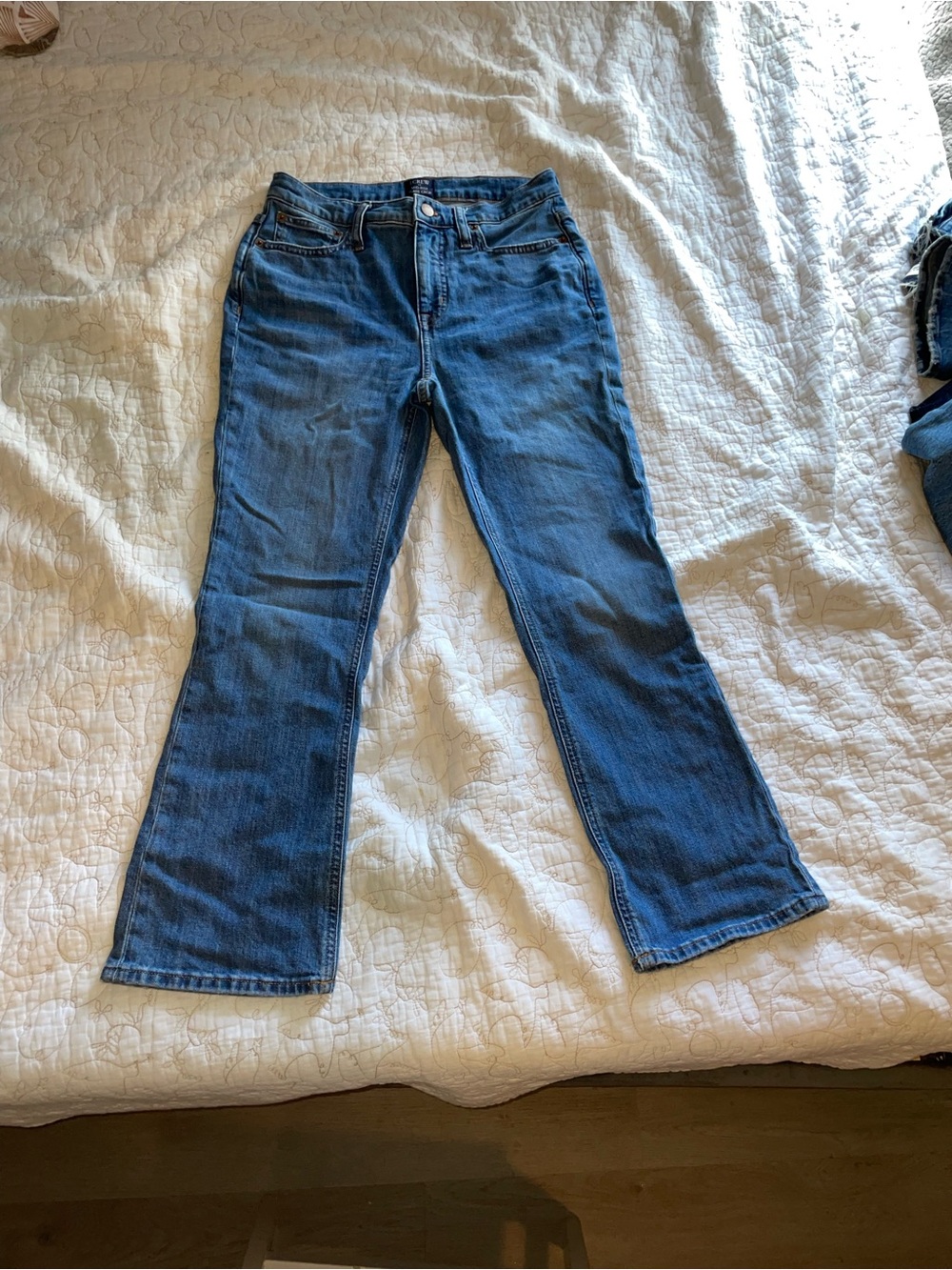 J.Crew Mid-Rise Crop Women's Blue Denim Jeans